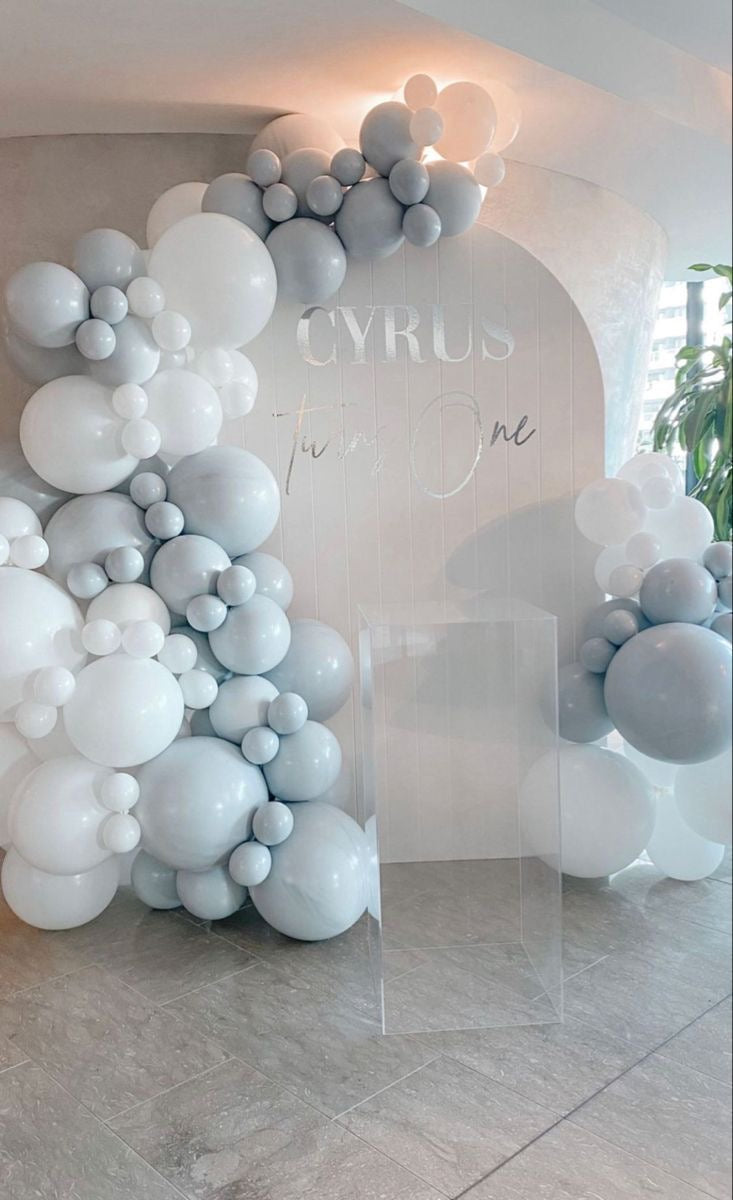 Baby Shower Boy Backdrop – Blue Party Decoration