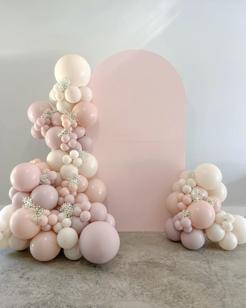 Baby shower girl backdrop with pink floral design for baby girl party decorations